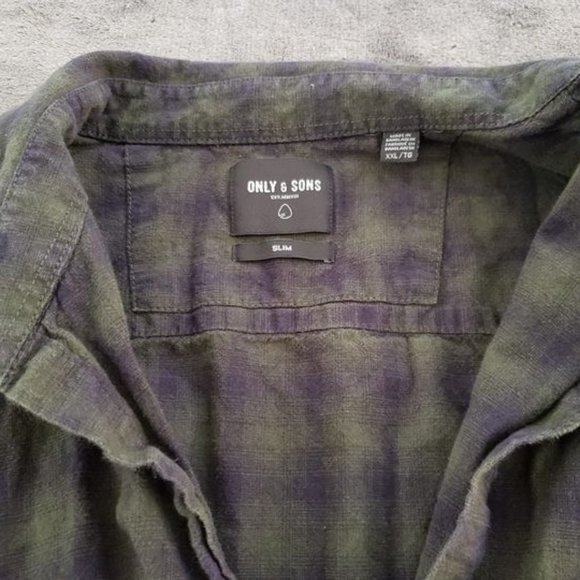 Only & Sons Slim Fit Long Sleeve Button Down - Picture 3 of 7